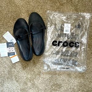 CROCS Slip Resistant Work Shoes Flats Women’s 10 Non-Slip Restaurant LIKE NEW!